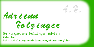 adrienn holzinger business card